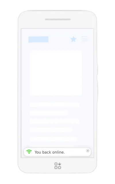 Connection states alerts