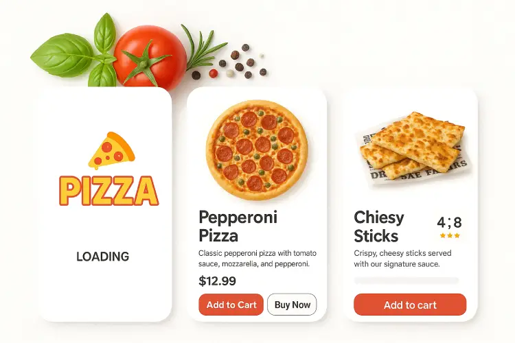Food Businesses mobile apps
